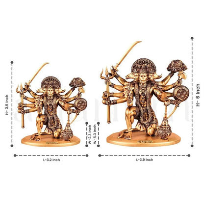 Sitting Panchmukhi Hanuman Statue