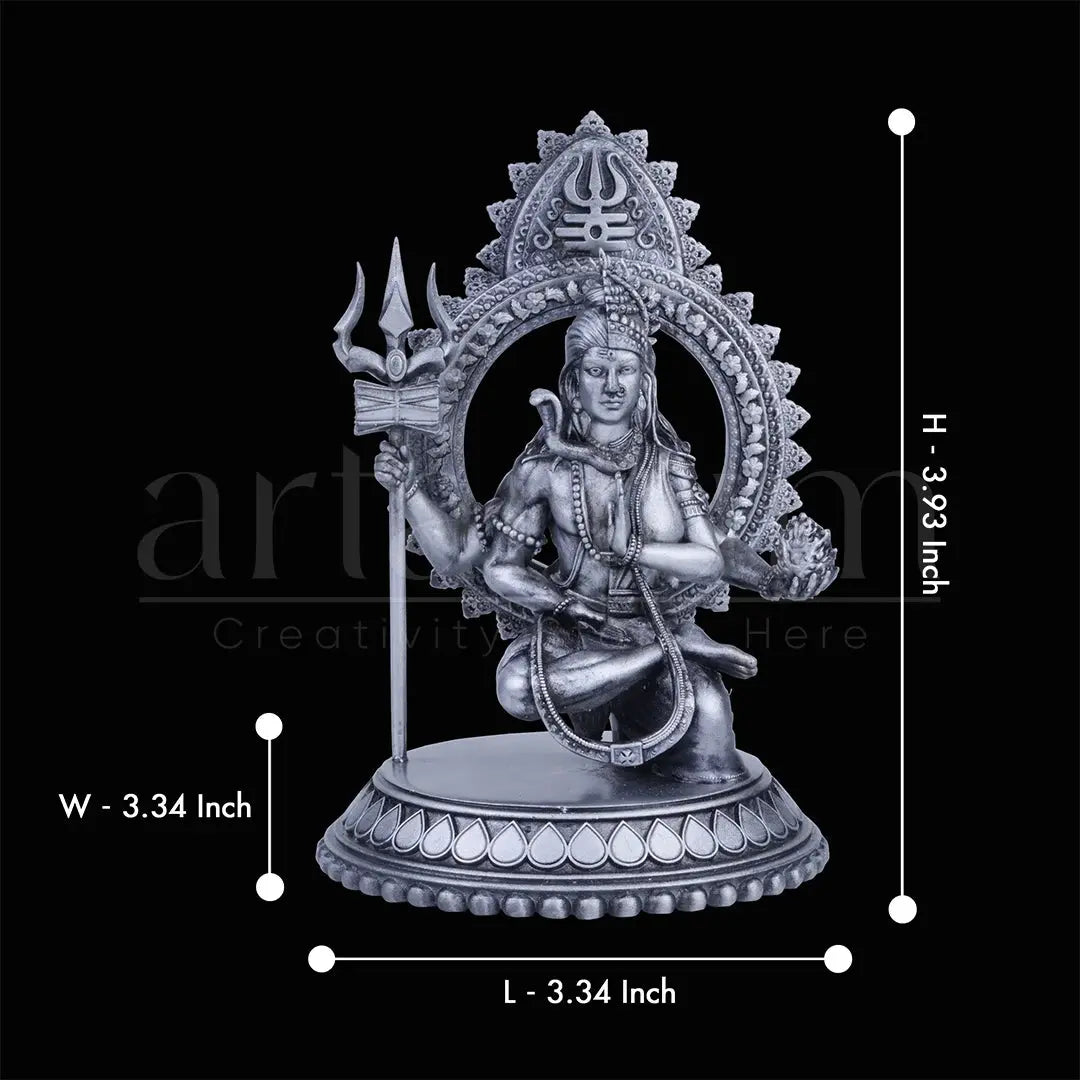 Ardhanarishvara Car Dashboard theartarium