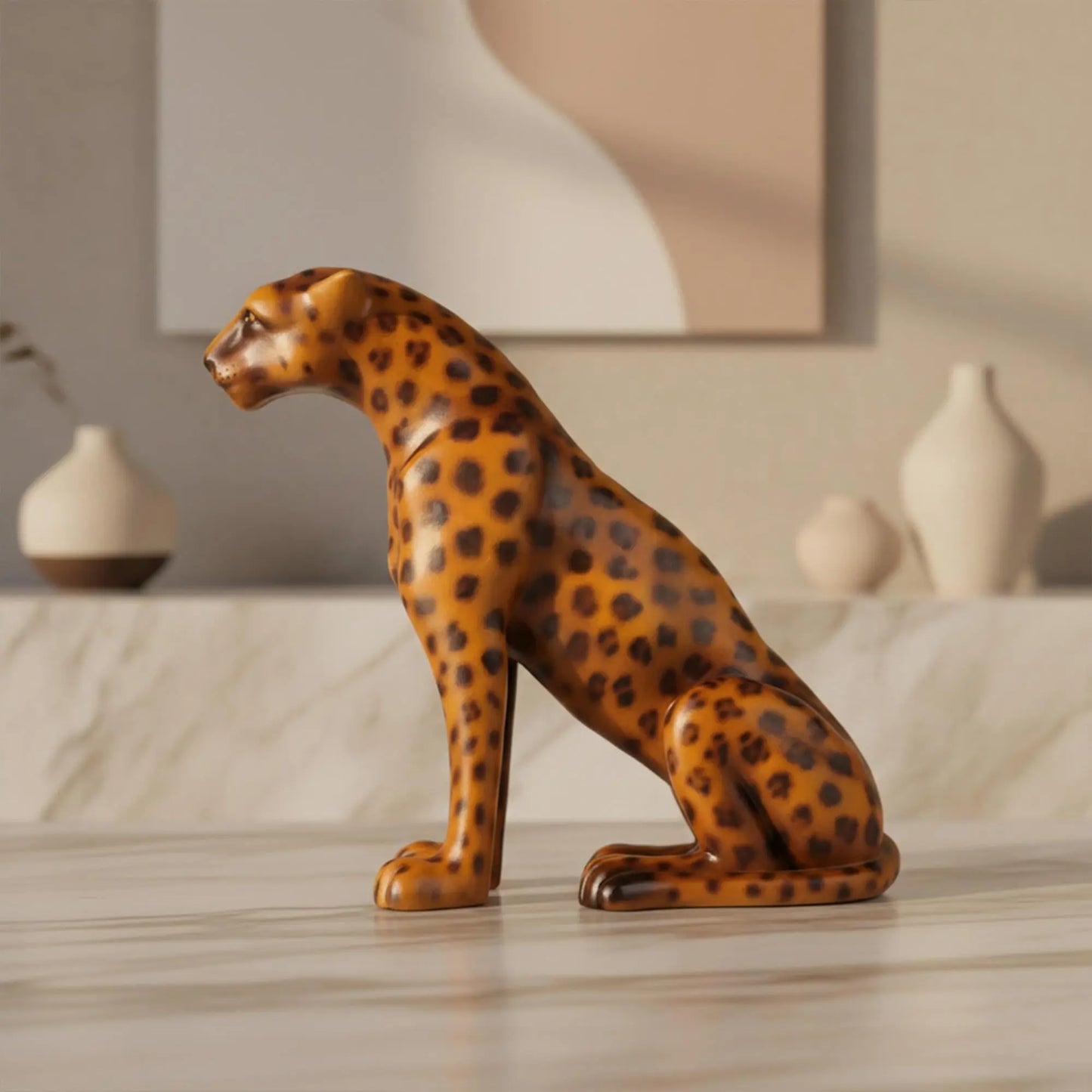 Majestic Jaguar Figurine