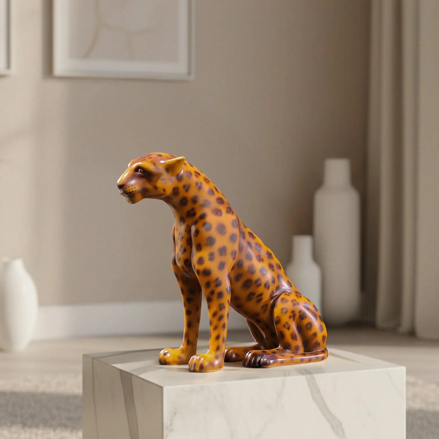 Majestic Jaguar Figurine