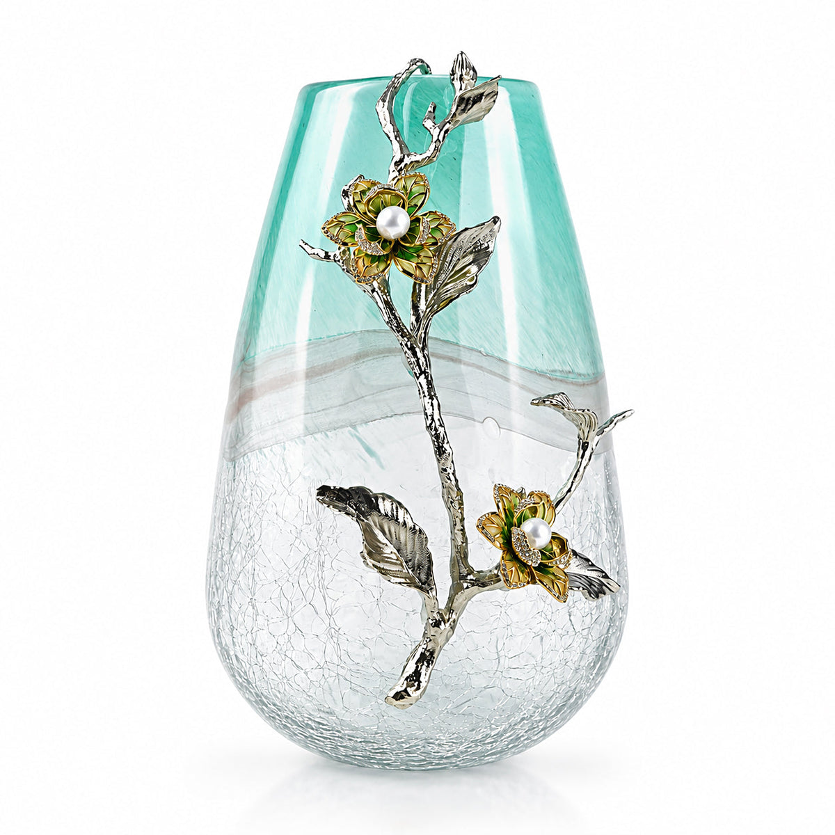 Biophilic Glass Flower Vase 