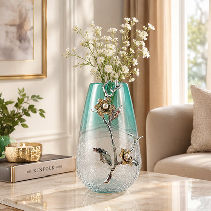 Biophilic Glass Flower Vase 