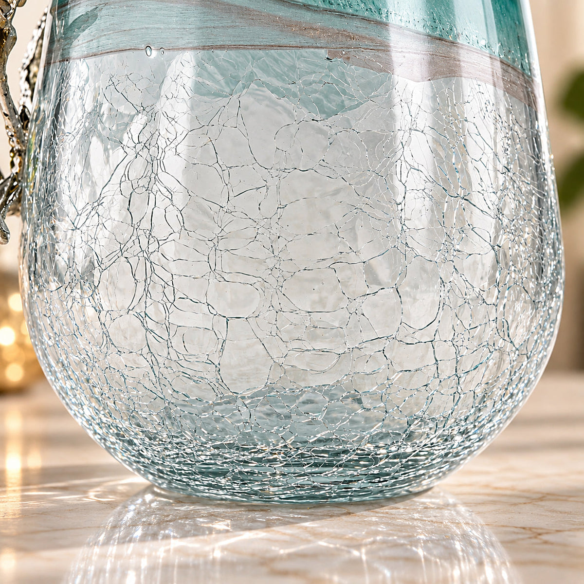 Biophilic Glass Flower Vase 