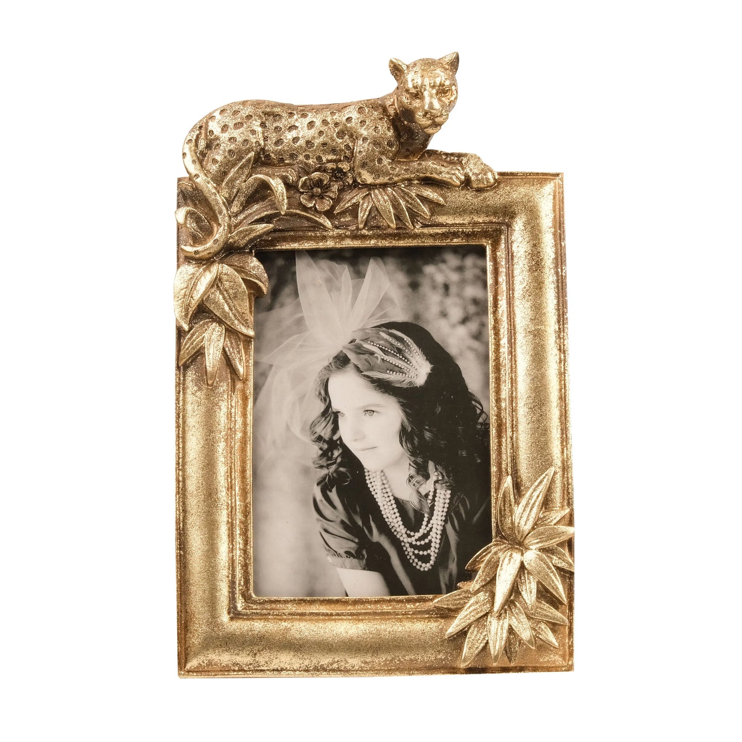 Wild Majesty - Vintage/Antique Leopard Frame