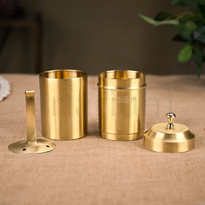 Brass Filter Coffee with Dabara Set theartarium