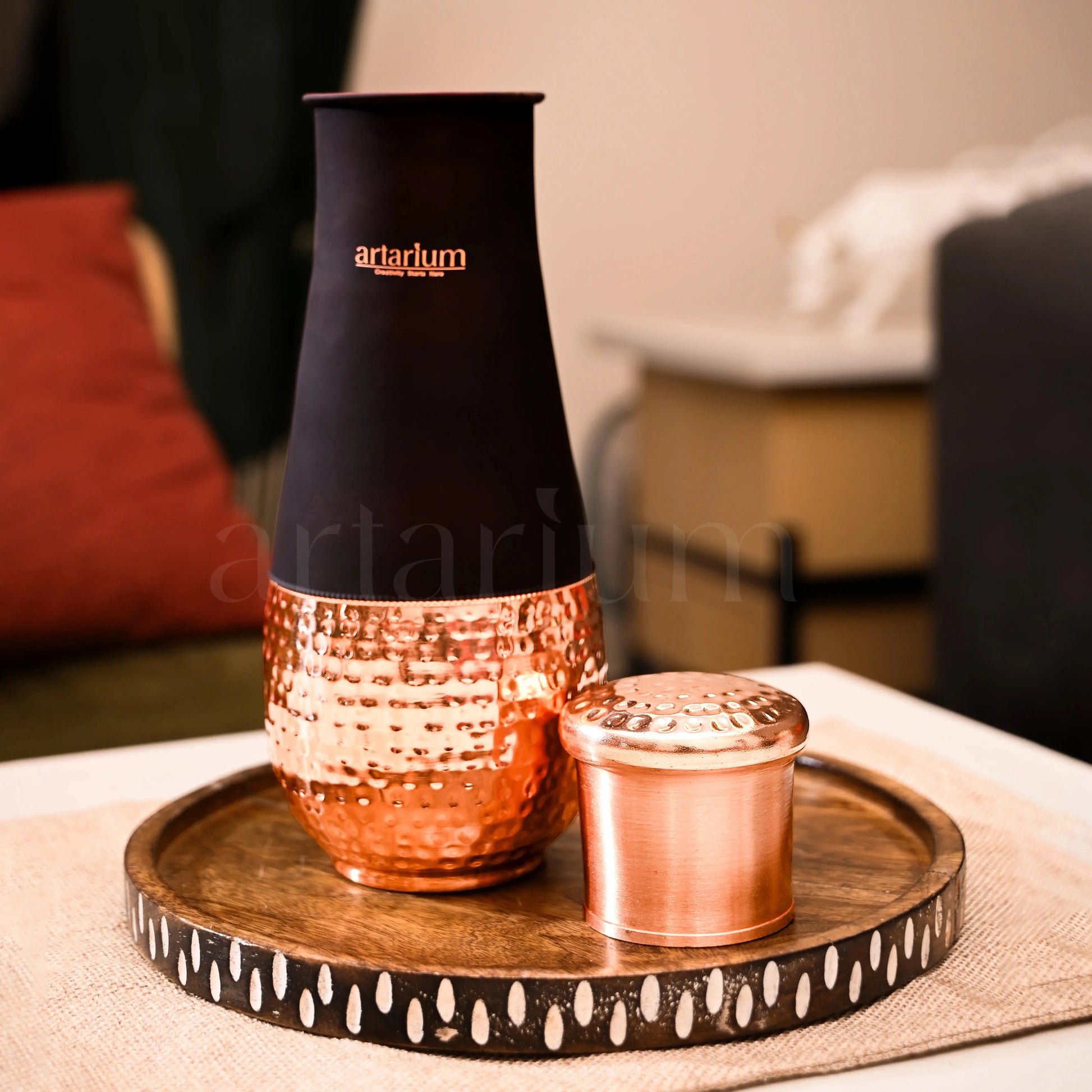 Tulip Copper Water Jar theartarium