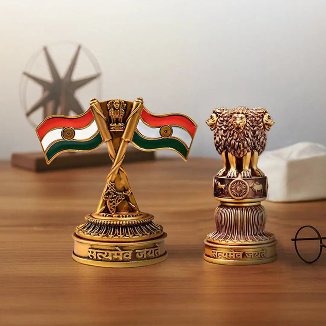 Ashok Stambh and Indian National Flag Combo Artarium