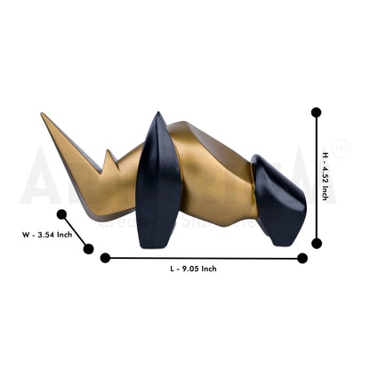 Abstract Art Rhino Figurine theartarium