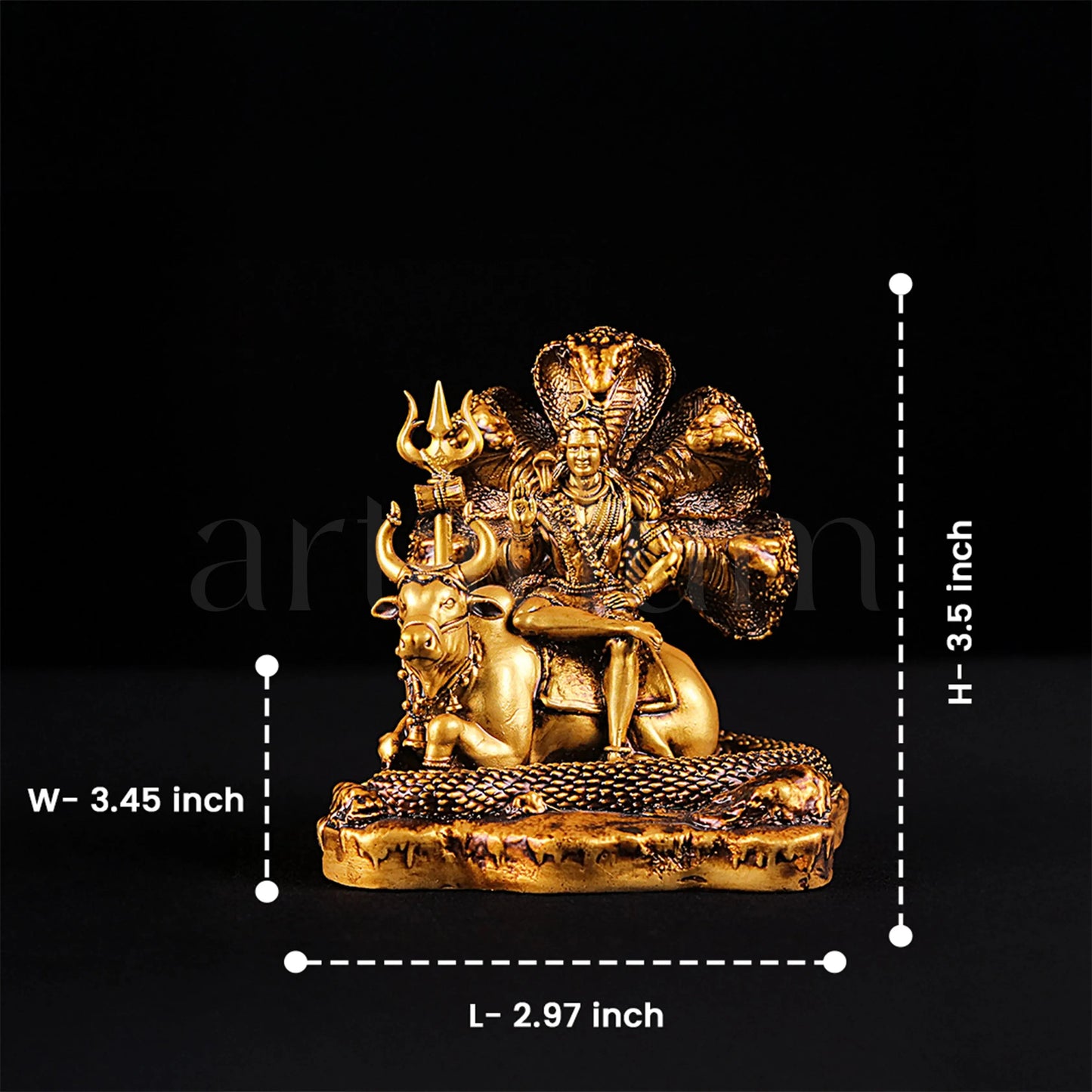 Shiv Nandi Idol theartarium