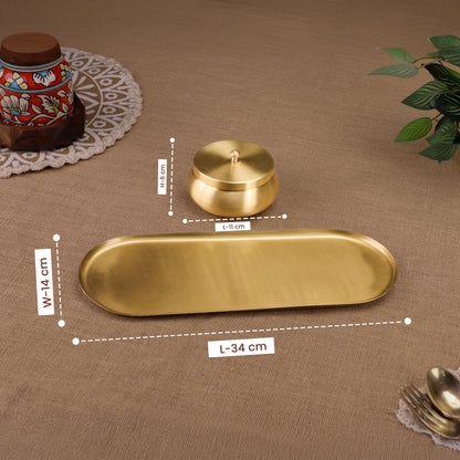 Brass Nut Bowl Gift Set theartarium