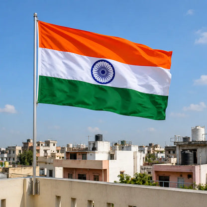 Handwoven Khadi Indian National Flag