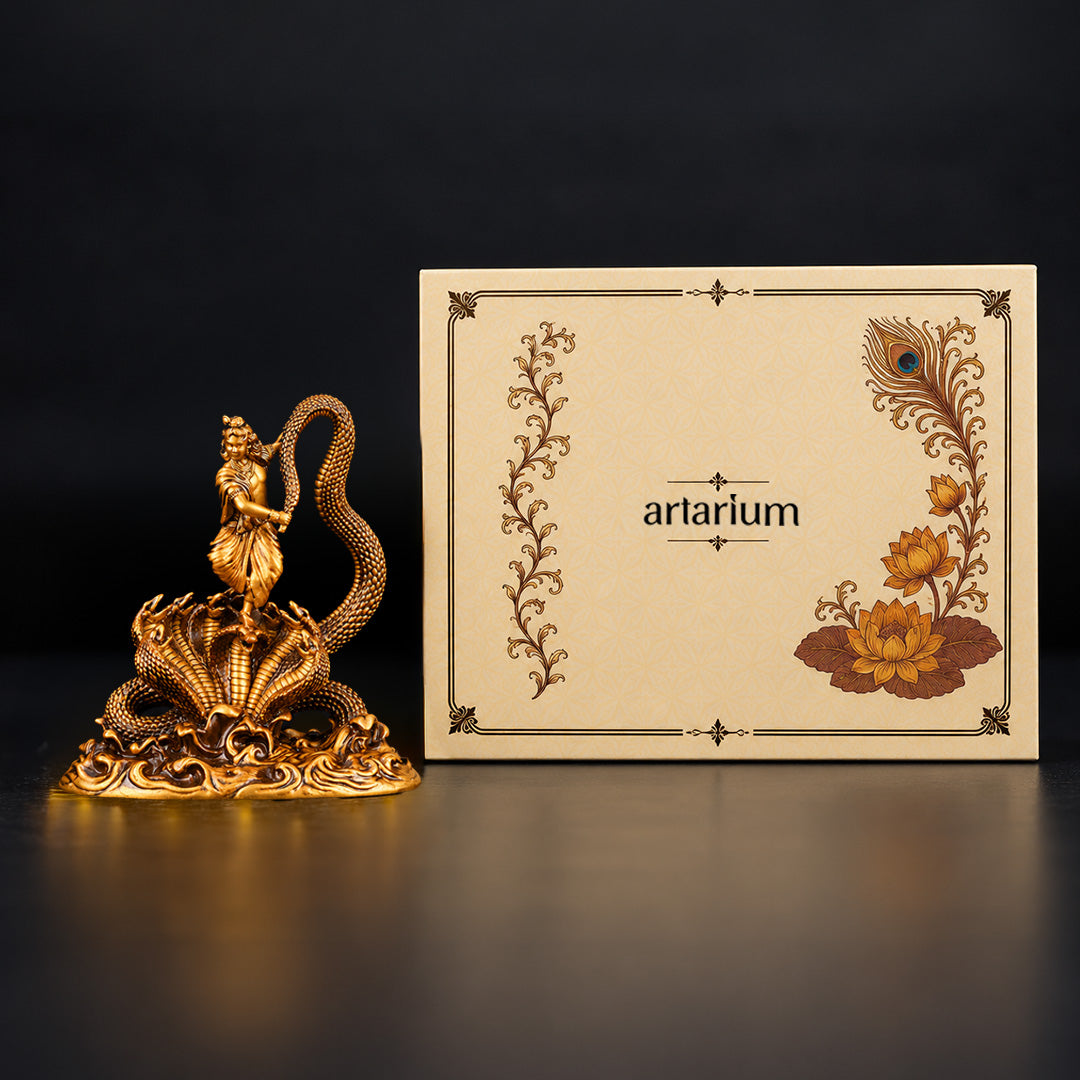 Dancing Krishna idol With Premium Packaging 