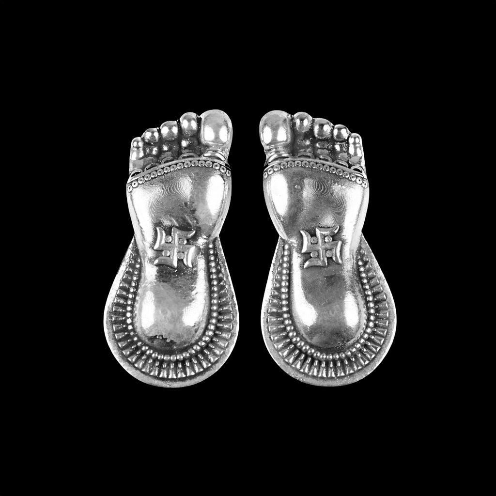 Laxmi Charan Paduka 10 - 12 Gm 999 Silver