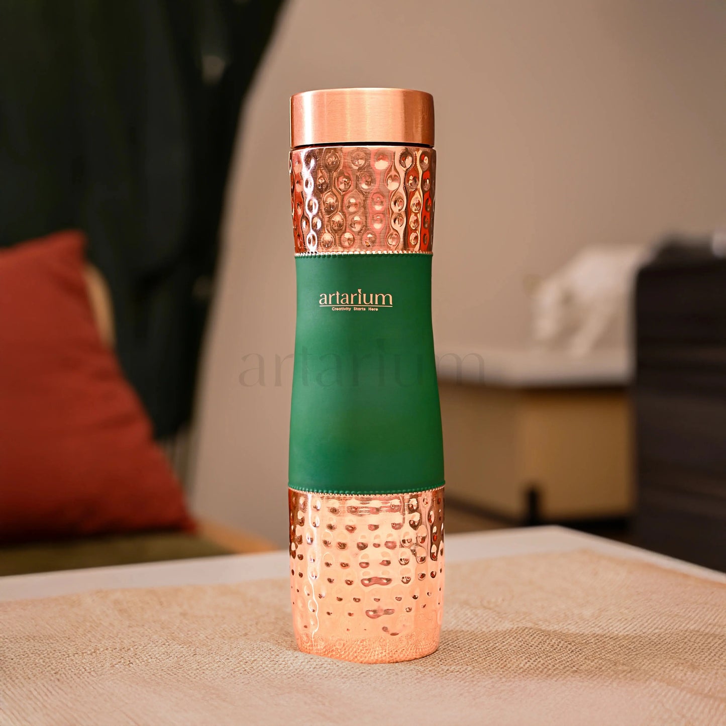 hammered-copper-bottle