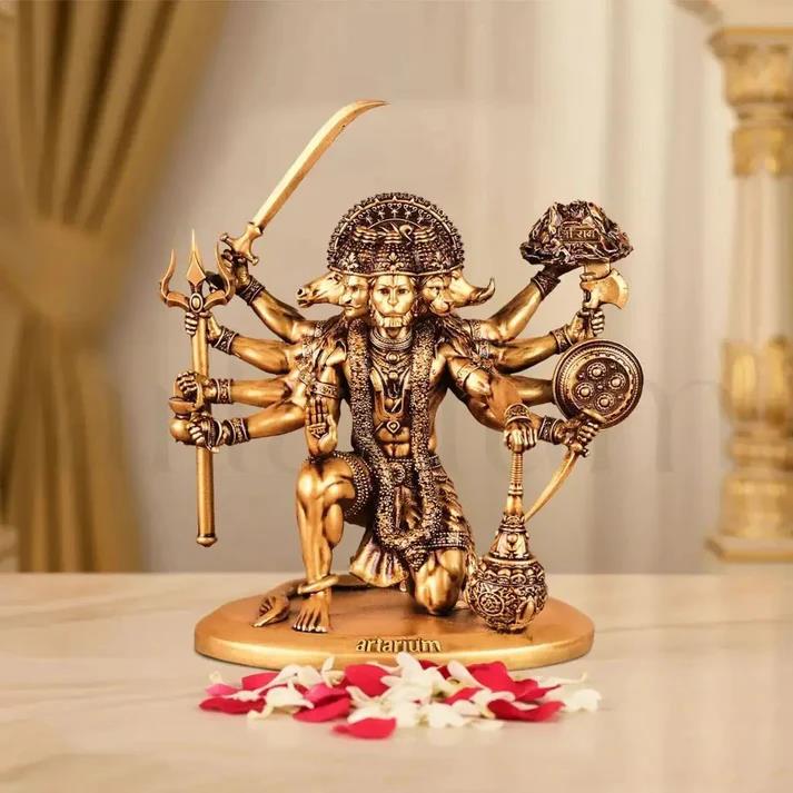 Sitting Panchmukhi Hanuman Murti