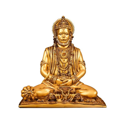 Meditating Hanuman Idol for Car Dashboard