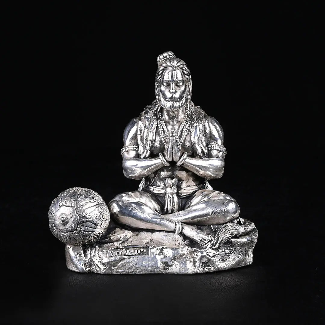 Mahabali Hanuman Pure Silver theartarium
