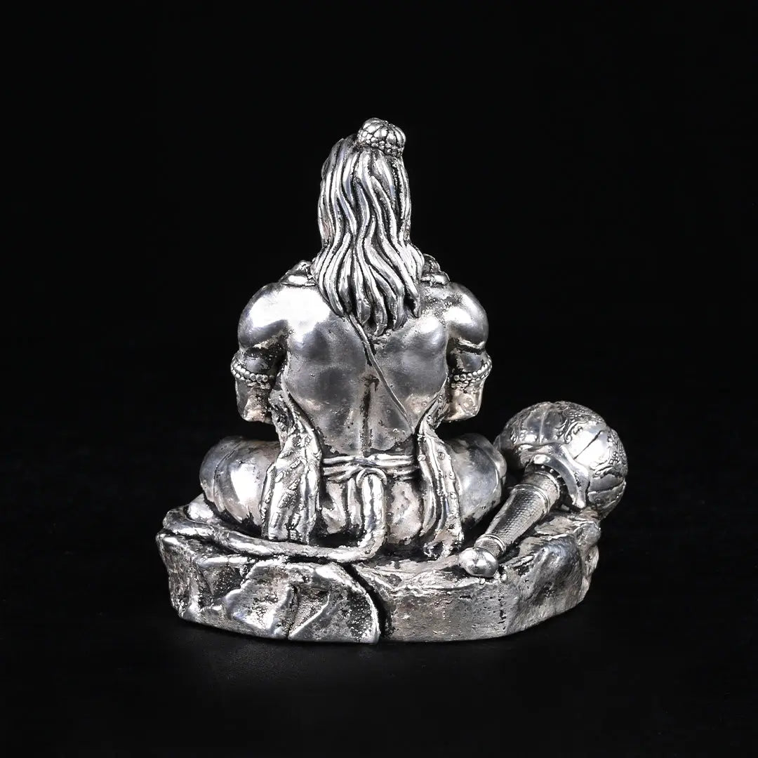 Mahabali Hanuman Pure Silver theartarium