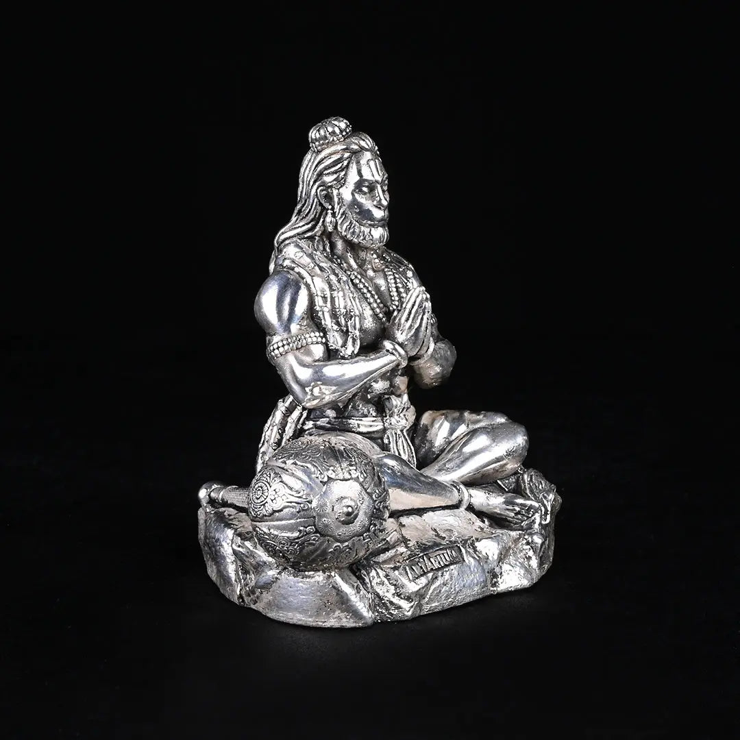 Mahabali Hanuman Pure Silver theartarium