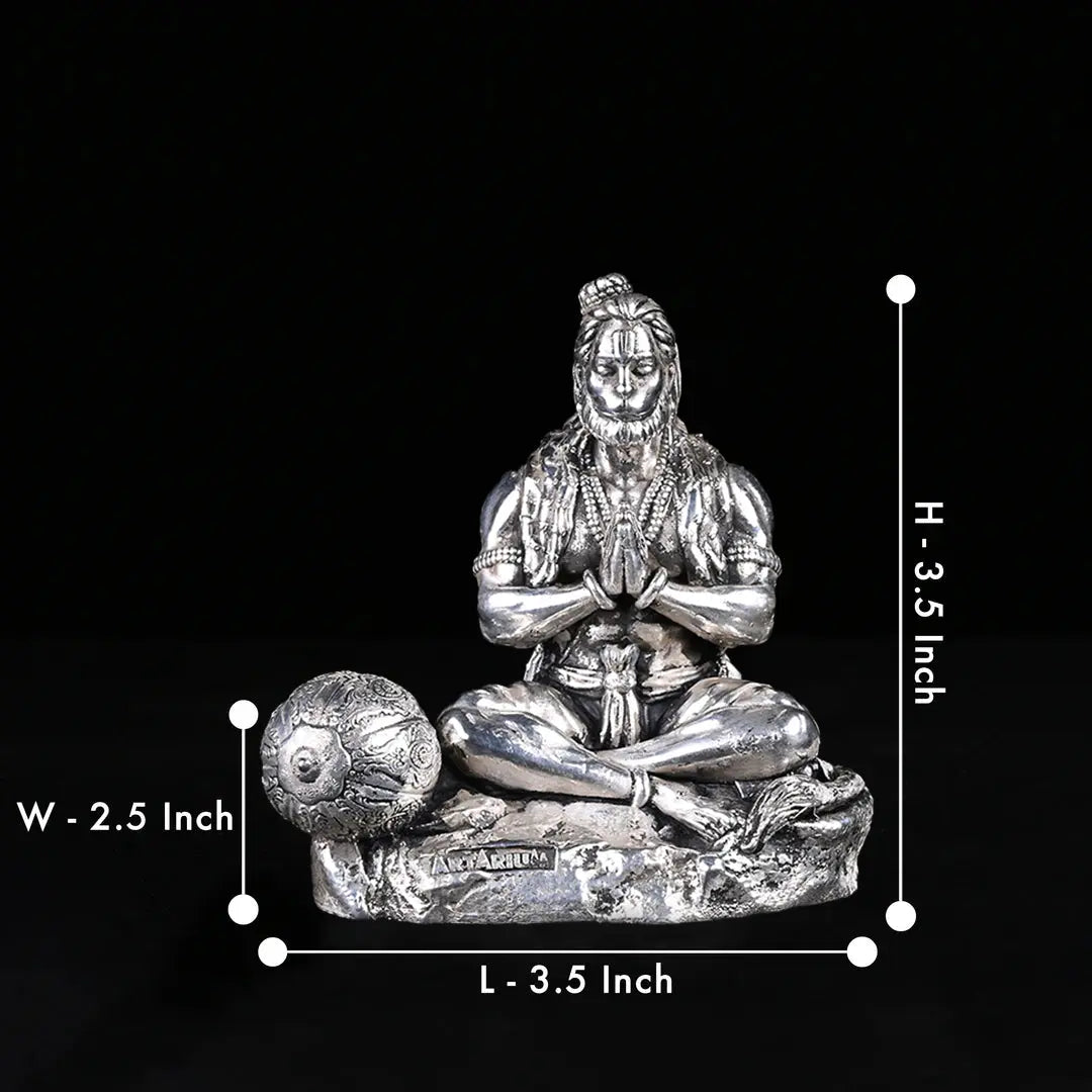 Mahabali Hanuman Pure Silver theartarium