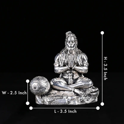Mahabali Hanuman Pure Silver theartarium