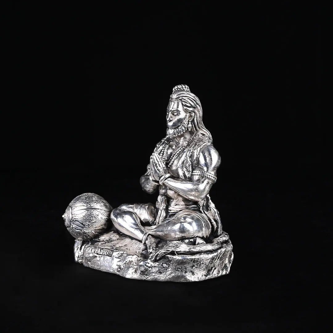 Mahabali Hanuman Pure Silver theartarium