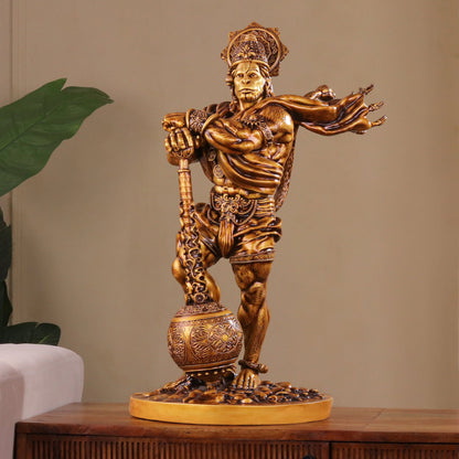 Bahubali Lord Hanuman Large 2 Ft theartarium