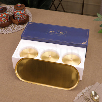 Brass Nut Bowl Gift Set theartarium