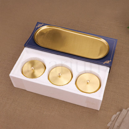 Brass Nut Bowl Gift Set theartarium