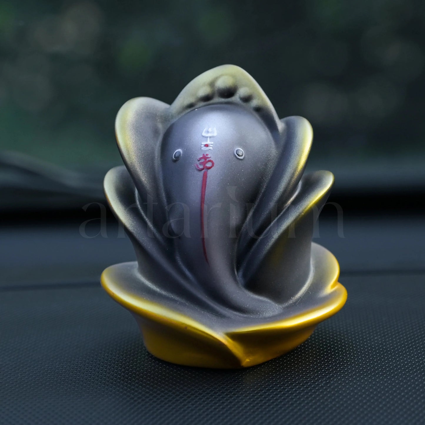 Rose Ganesha Car Dashboard theartarium