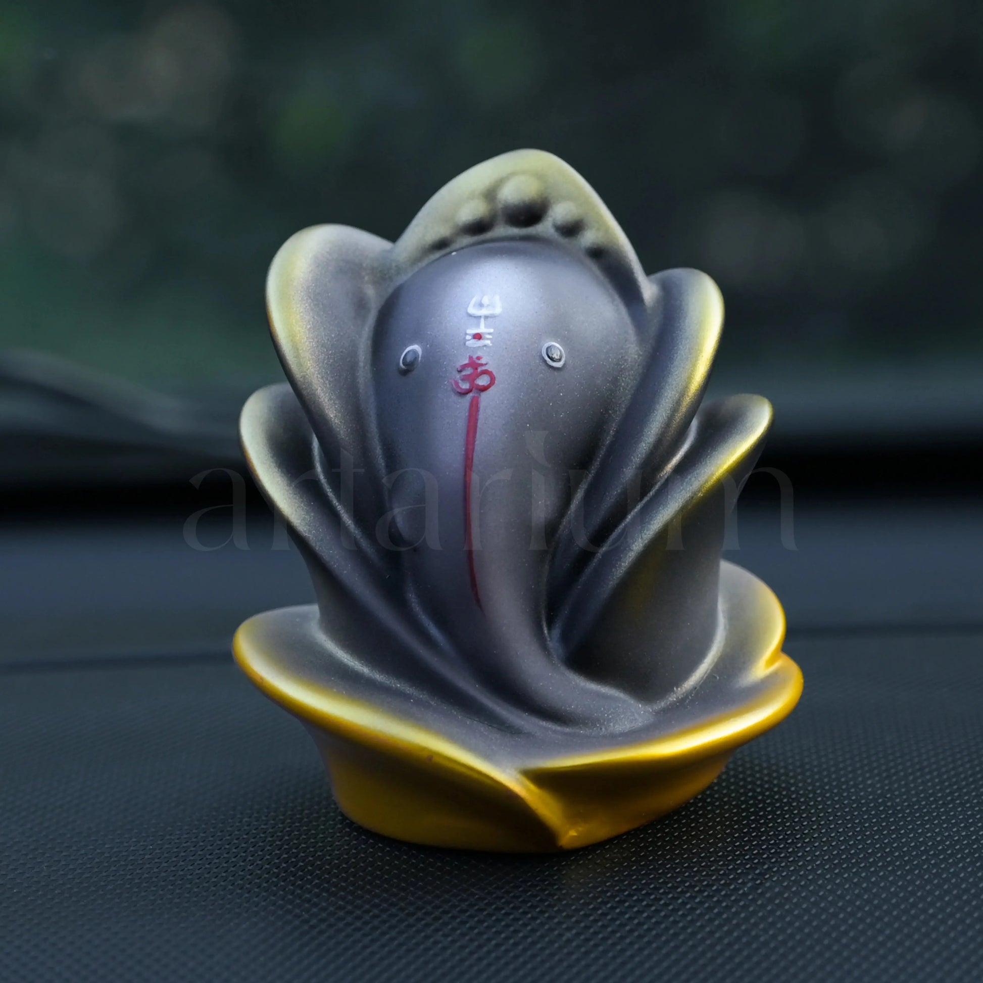Rose Ganesha Car Dashboard theartarium