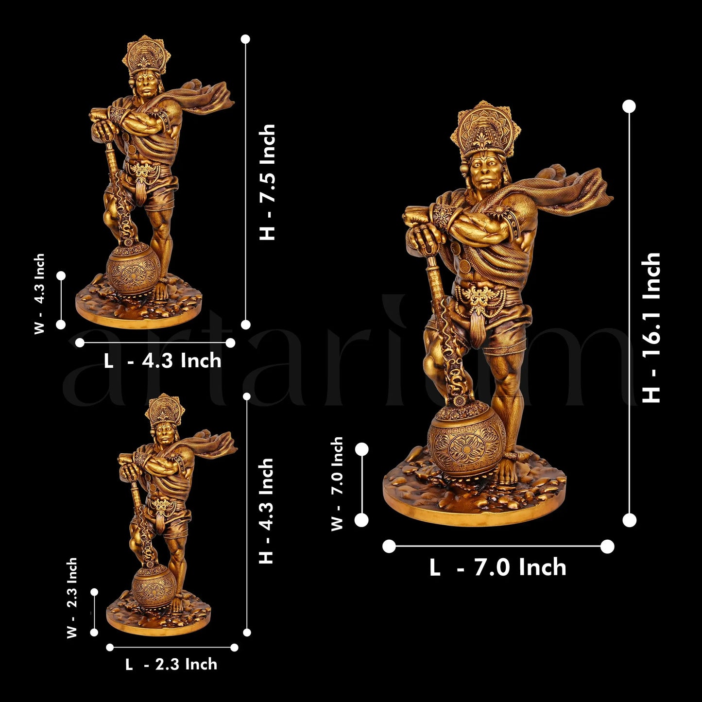 Bahubali Lord Hanuman theartarium