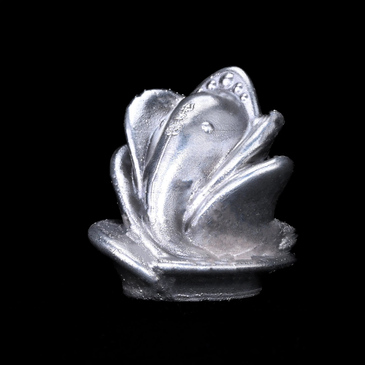 Rose Ganesha Pure Silver theartarium