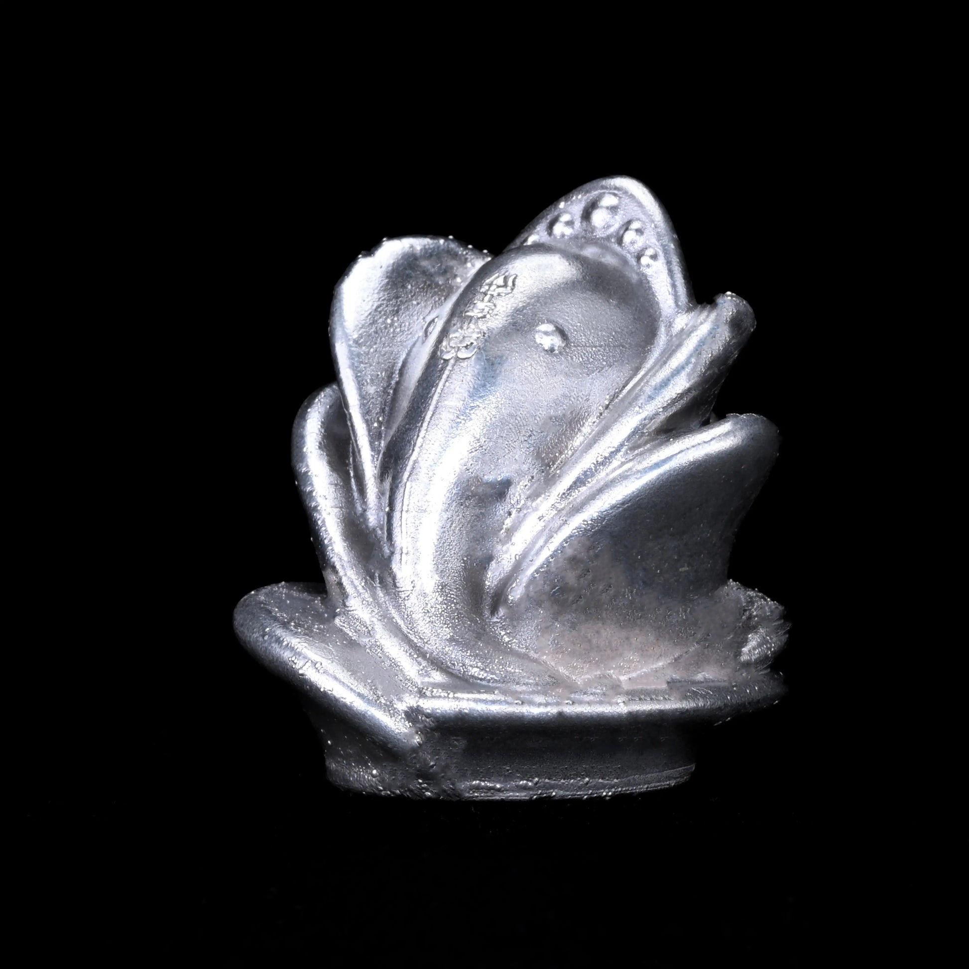Rose Ganesha Pure Silver theartarium