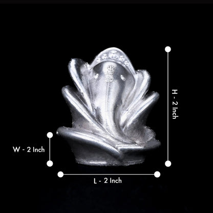 Rose Ganesha Pure Silver theartarium