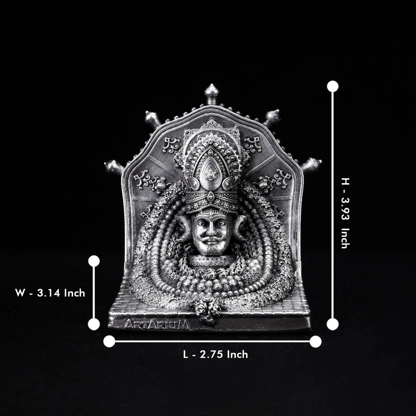 Khatu Shyam ji Pure Silver theartarium