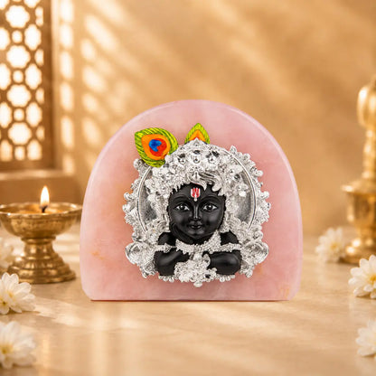 Little Krishna Silver-Plated Idol 