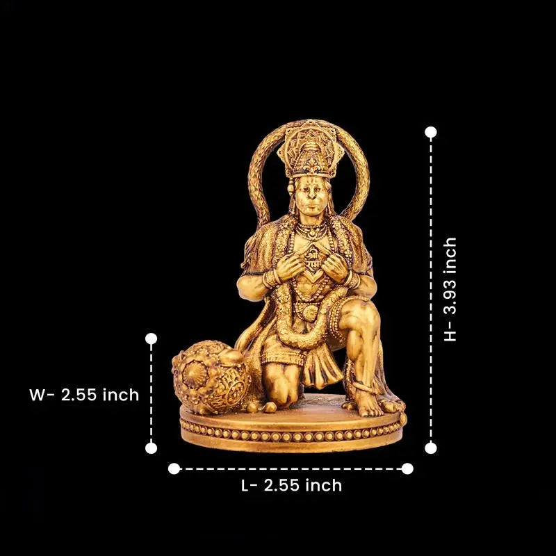 Ram Bhakt Hanuman Car Dashboard theartarium