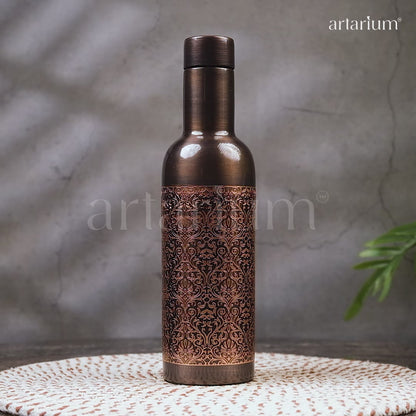 Classic Etch Copper Bottle