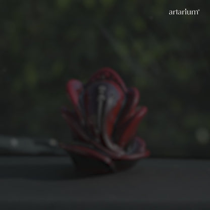 Rose Ganesha Car Dashboard