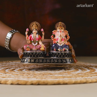 Dhan-Siddhi Laxmi Ganesha Idol