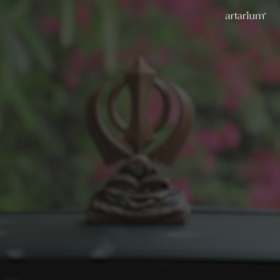 Khanda Sahib for Car Dashboard