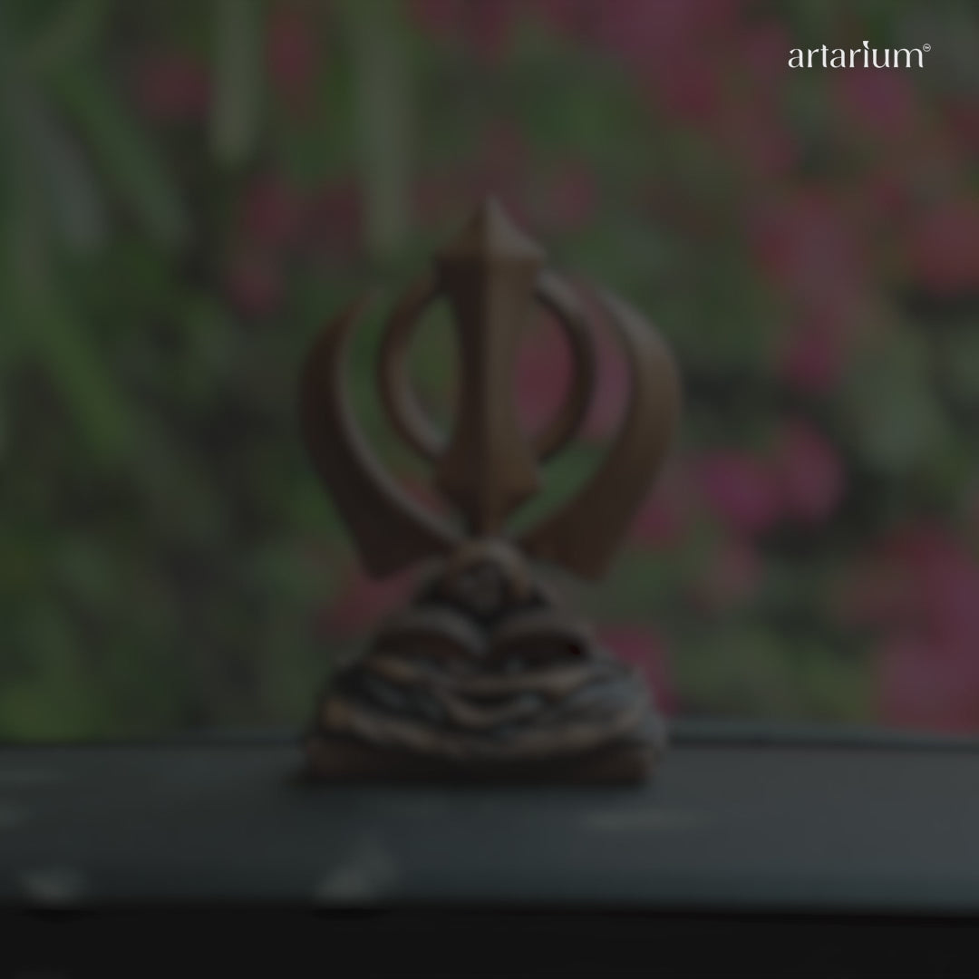 Khanda Sahib for Car Dashboard