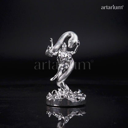 Mystical Shiva Silver Plated Idol