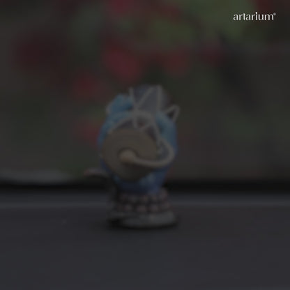 Sliver Shiv Damru Car Dashboard