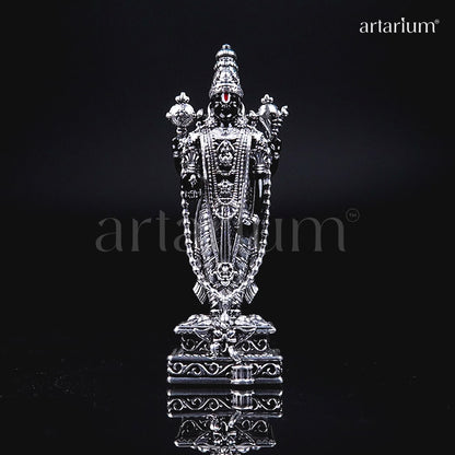 Venkateshwar Balaji Silver Plated Idol