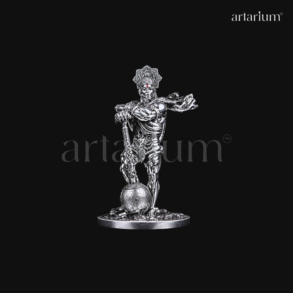 Bahubali Hanuman Silver Plated Idol