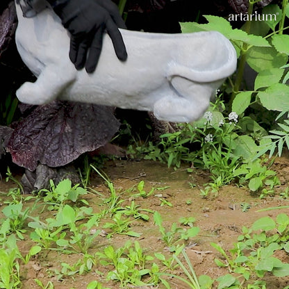 Game of Fetch - Dachshund Garden Planter