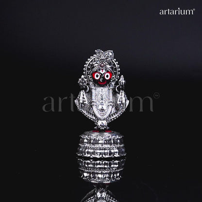 Jagannath Ji Idol Silver Plated