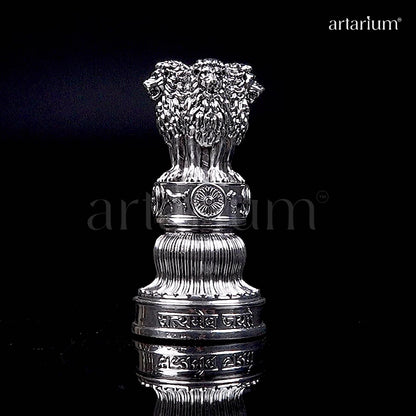 Ashok Stambh Silver Plated